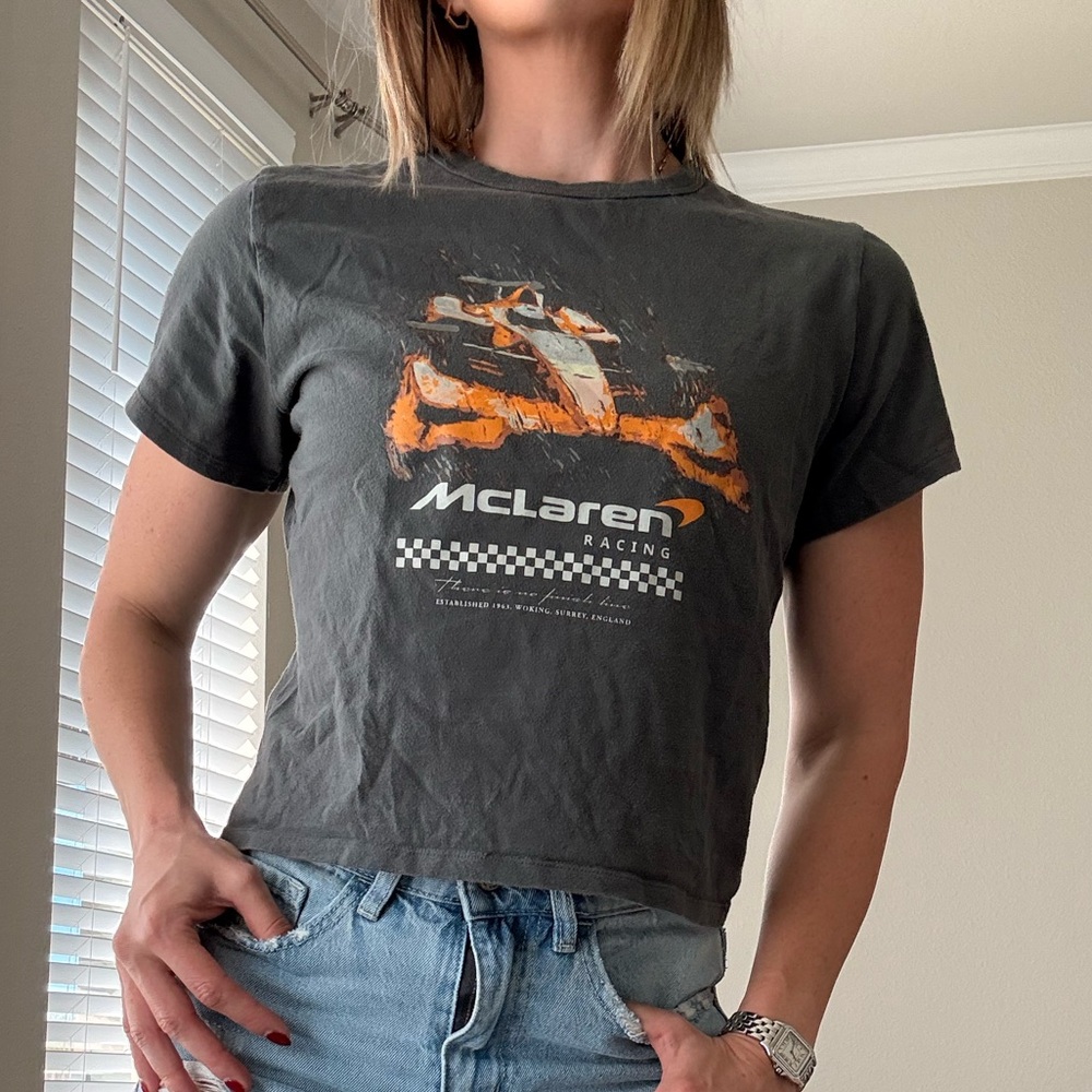 McLaren F1 Racing Charcoal Tee from Abercrombie